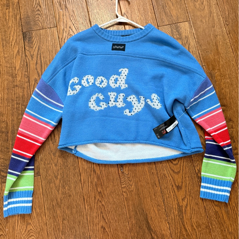 Spirit Blue 'Good Guys' Kids Sweater